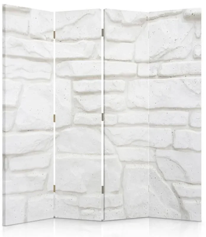Gario Paraván Stena z bieleho pieskovca Rozmery: 145 x 170 cm, Prevedenie: Otočný paraván 360°
