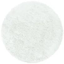 Ayyildiz koberce Kusový koberec Fluffy Shaggy 3500 white kruh - 160x160 (priemer) kruh cm