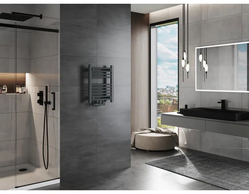 Mexen Mars, vykurovacie teleso 500x400 mm, 178 W, antracitová, W110-0500-400-00-66