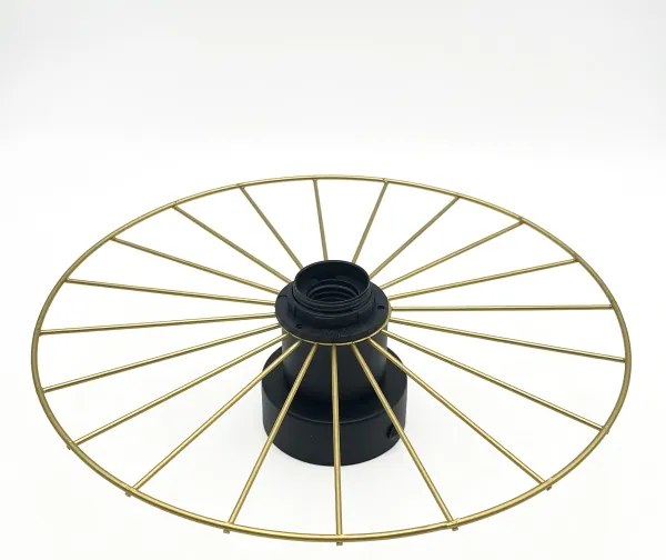 Nástenné svietidlo MONTANA 1xE27/15W/230V pr. 30 cm zlatá