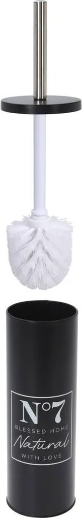 WC kefa Seven, čierna/s chrómovými prvkami