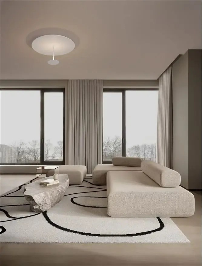 LED stmievateľné biele moderné stropné svietidlo Nima 45