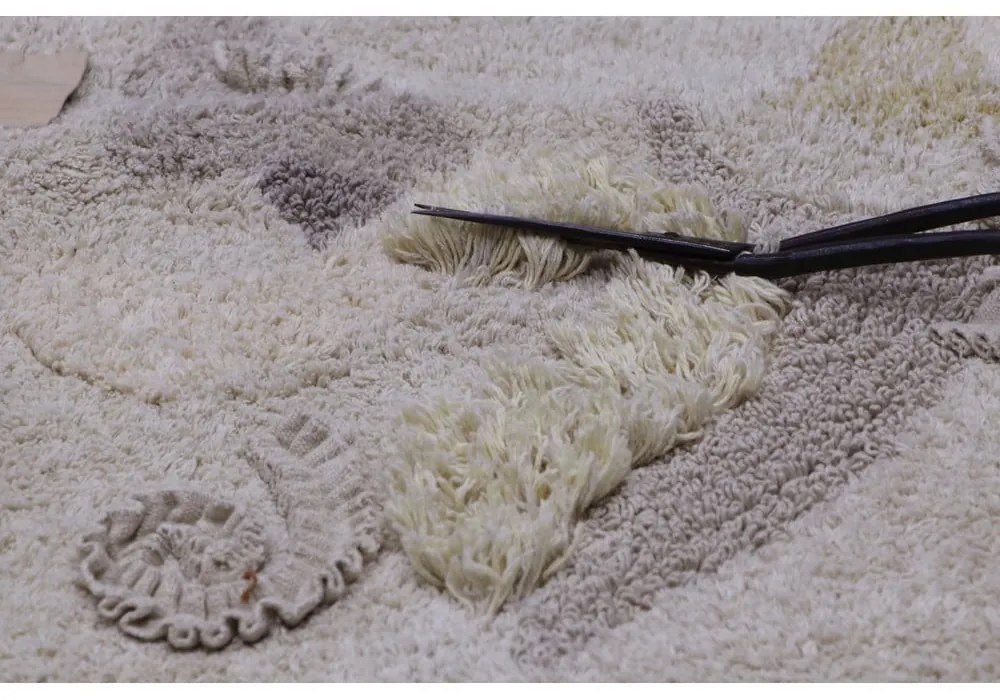 Béžový bavlnený detský hrací koberec 140x200 cm Seabed – Lorena Canals