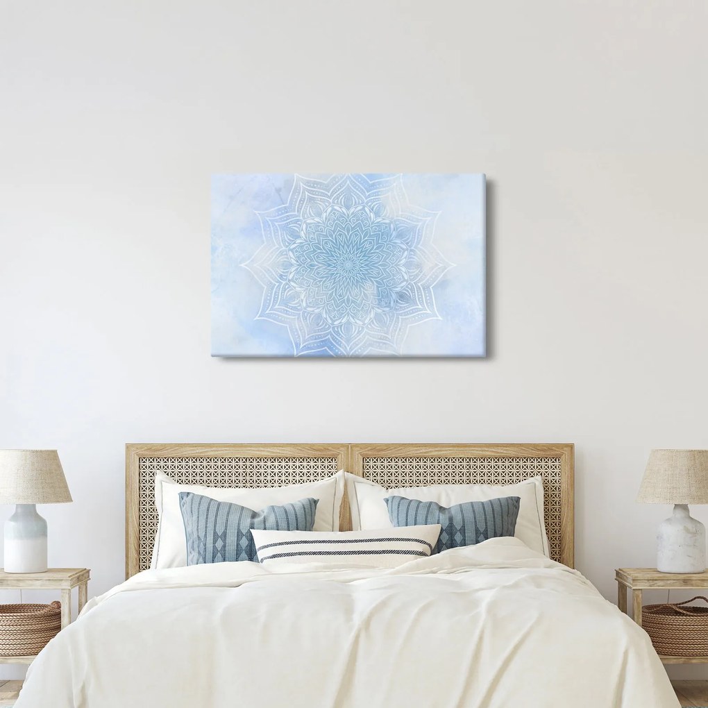Obraz - Zimná mandala (90x60 cm)