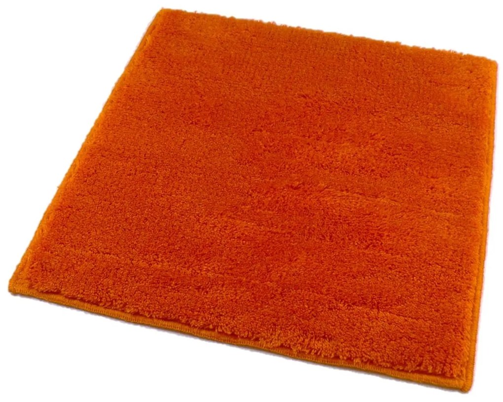 ROUTNER Kúpeľňová predložka UNI COLOR Oranžová 10108 - Oranžová / 50 x 50 cm 10108