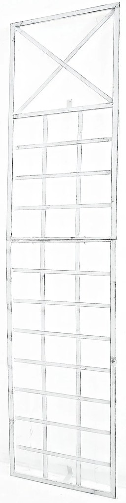 Mriežka na popínavé rastliny Trigo - 198 x 40 cm - Biela antik