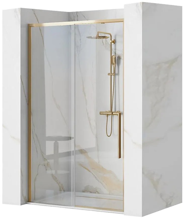 Sprchové dvere Solar 120x195 gold Rea K6548