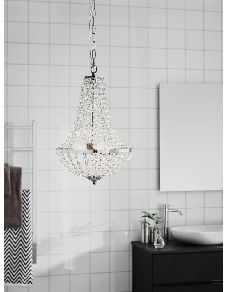 Závesné svietidlo v striebornej farbe ø 30 cm Gränsö – Markslöjd