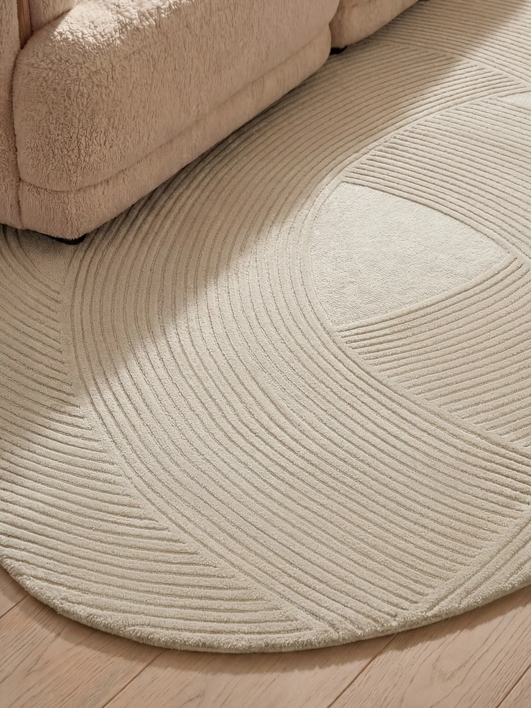 Ted Baker, Kusový koberec Ted Baker Kensington 106399 Cream, 120x170, biela, kancelária