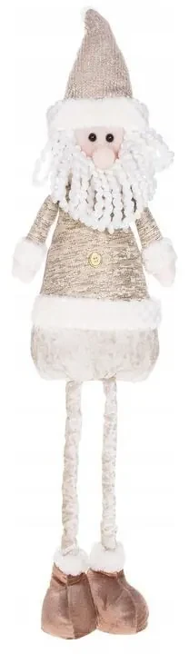 SPRINGOS Vianočný Santa Claus 80 cm, béžovo-hnedý