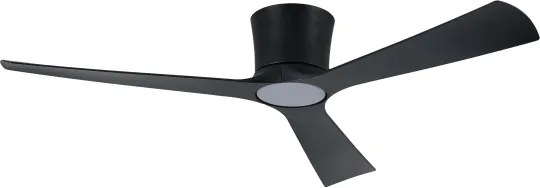 ZEVENTI - LED stropný ventilátor AUREX LED/24W/230V Wi-Fi Tuya čierna + diaľkový ovládač