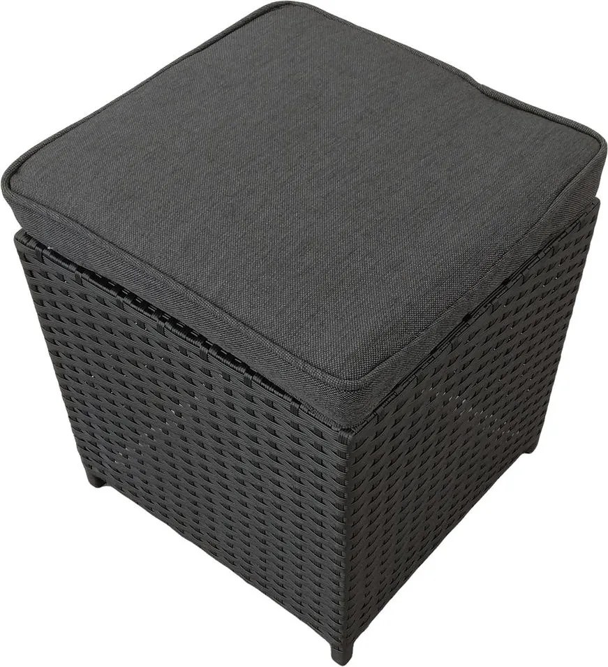 Veľká rodinná záhradná súprava Avenberg AMICO čierna/antracitová