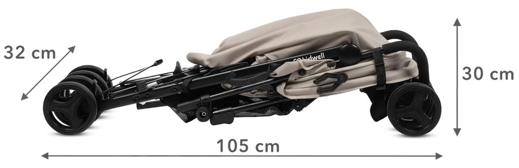 Kočík Kidwell QUGAR Beige/Black