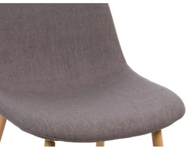 SADA 4x Jedálenská stolička ROKA tmavošedá