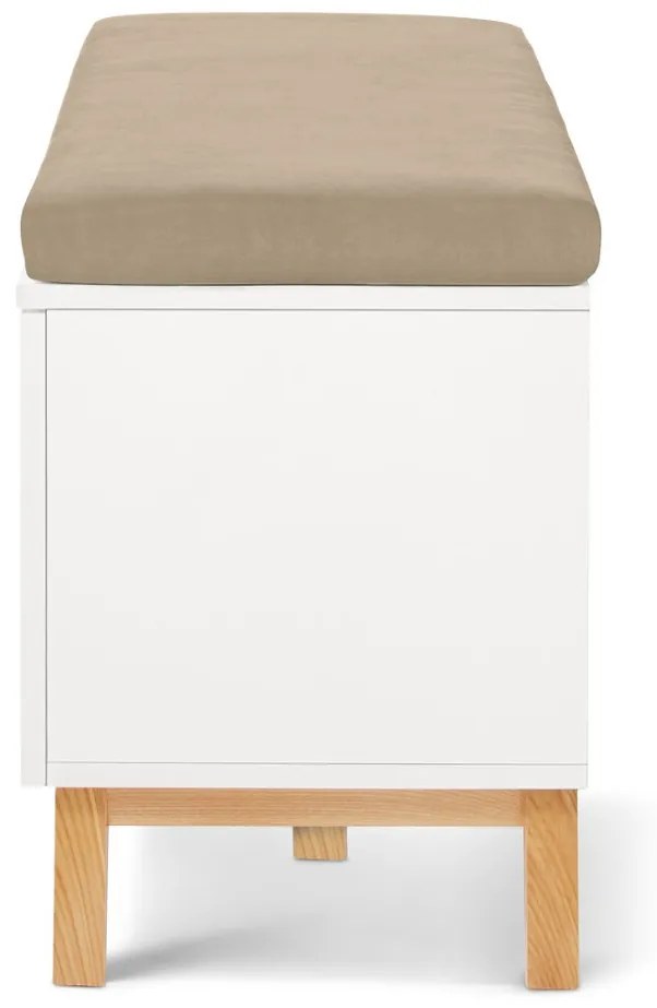 Lavica s úložnými priehradkami