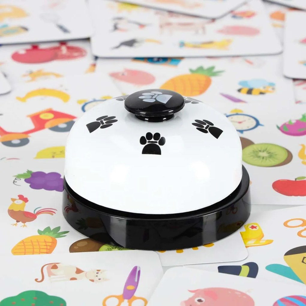 KIK Kartová hra Nájdi pár – 54 kariet + zvonček | Rodinná postrehová hra pre deti