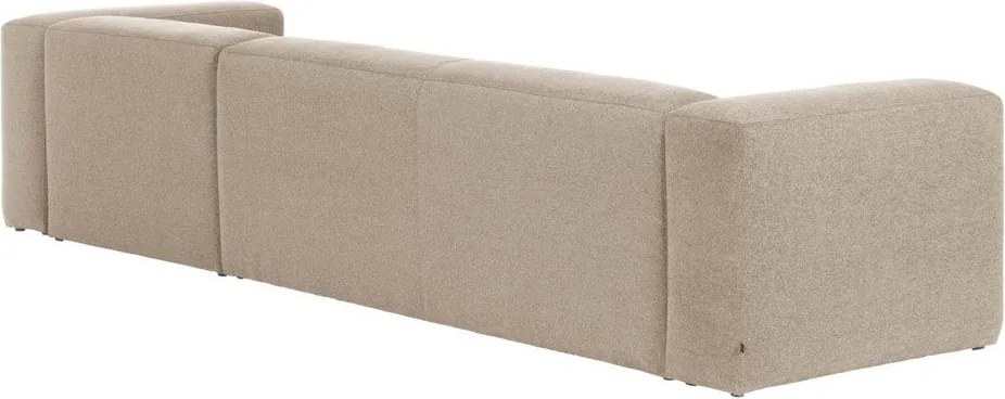 Béžová rohová pohovka (pravý roh) Blok – Kave Home