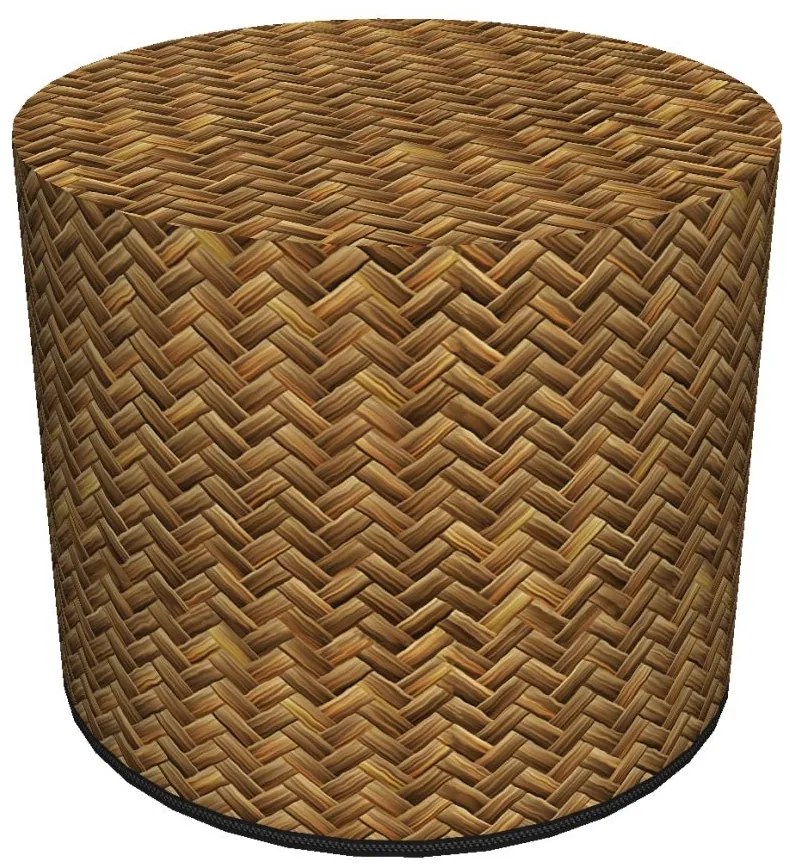 Dizajnová Taburetka Rattan