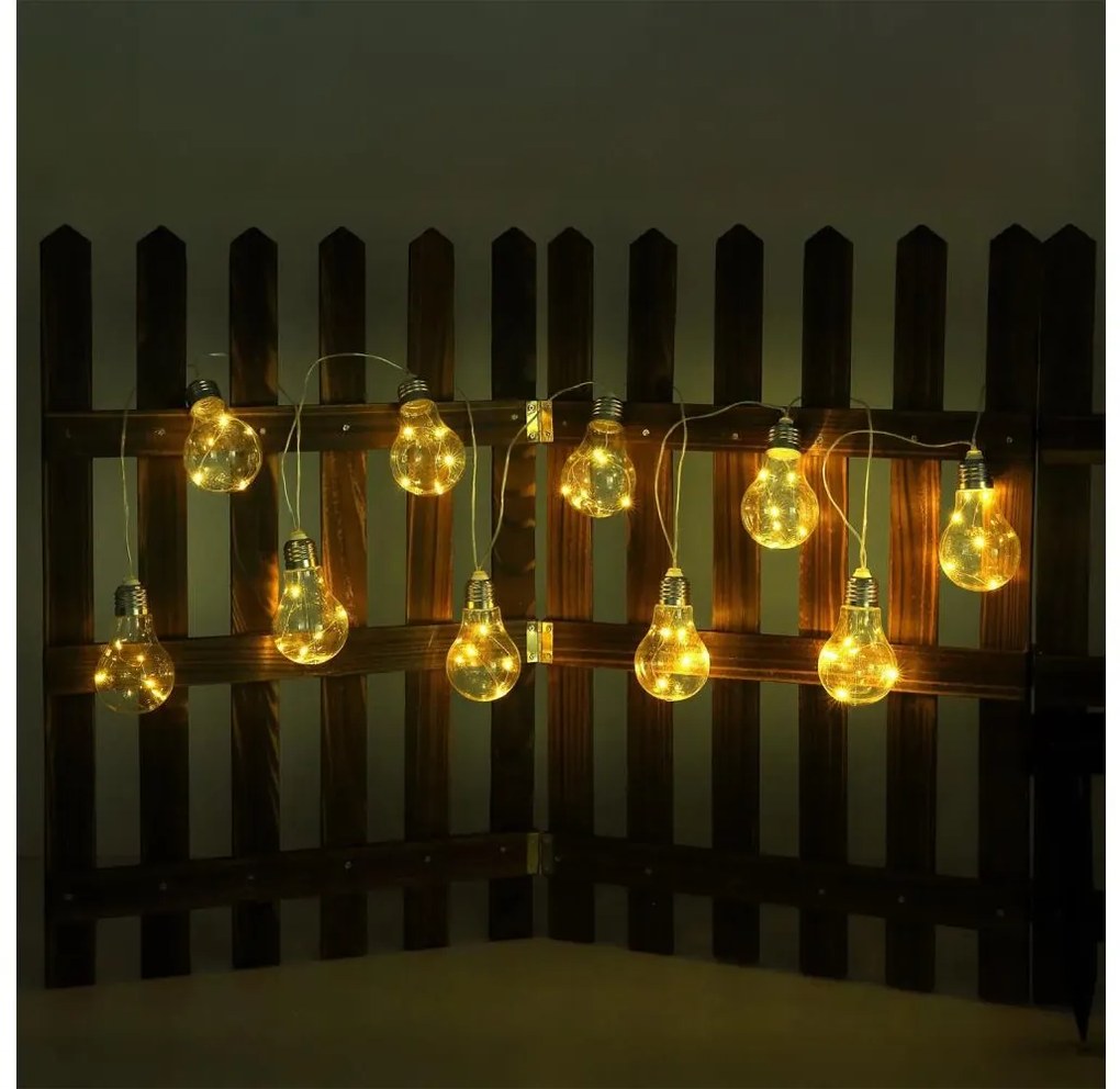 Globo 33708-10 - LED Solárna reťaz 10xLED/0,06W/3,2V IP44