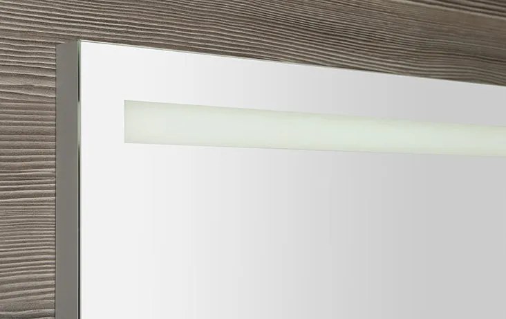 Sapho Sapho, BRETO LED podsvietené zrkadlo, sklenená polica, 1200x608mm, BT120