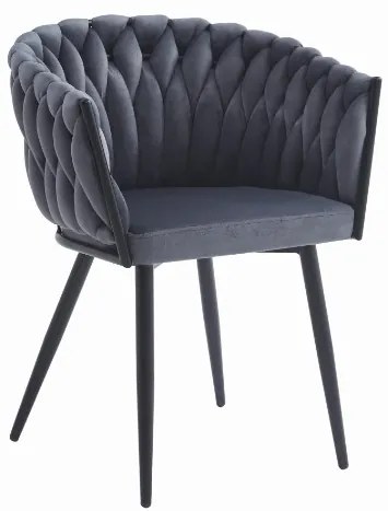 Jedálenská stolička ORION - tmavosivá