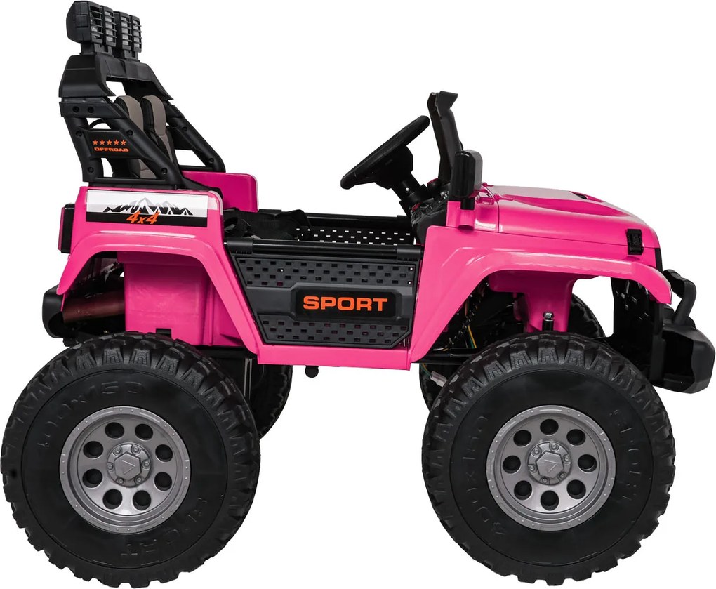 Ramiz Extrémne športové vozidlo 4x4 Variabilná veľkosť Ružová