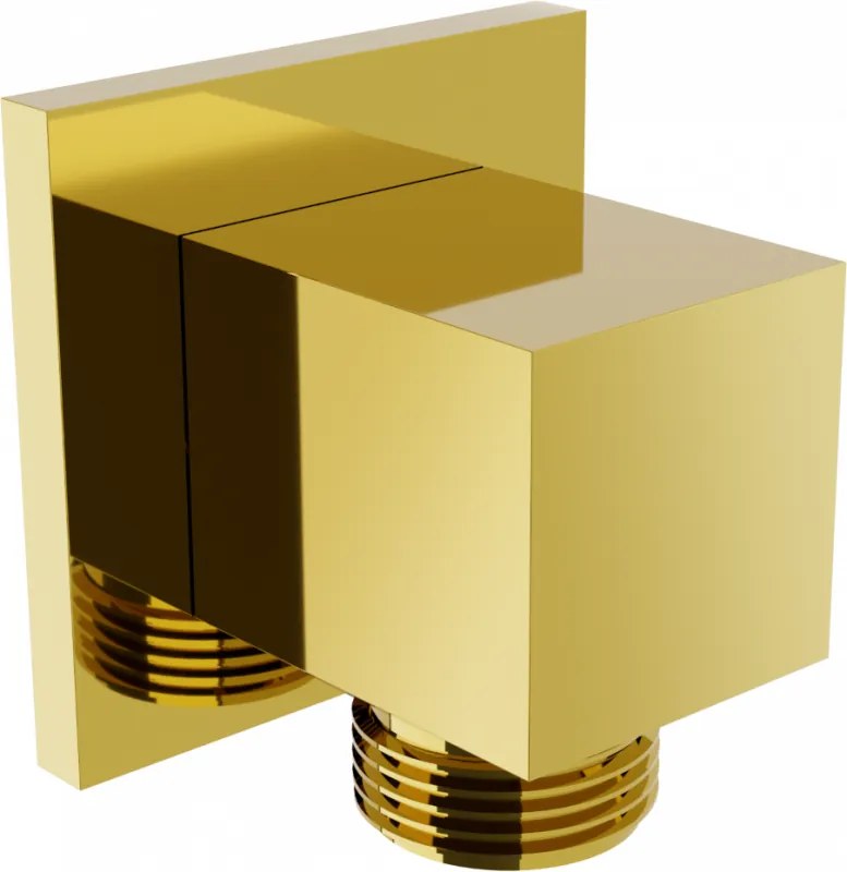 Mexen Cube uhlový prípoj, zlatý - 79340-50