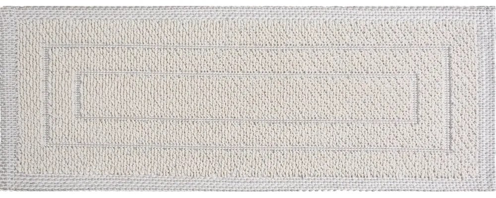 Krémovobiele bavlnené nášľapy na schody v súprave 16 ks 25x65 cm Tablo Krem – Vitaus