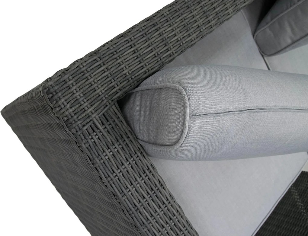 DEOKORK Ratanová variabilná zostava SEVILLA pre 5 osob (antracit)