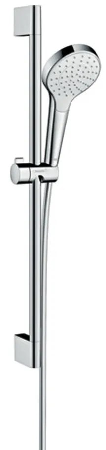 Hansgrohe Croma Select S, sprchová sada 1jet so sprchovou tyčou 65 cm, biela/chrómová, HAN-26564400