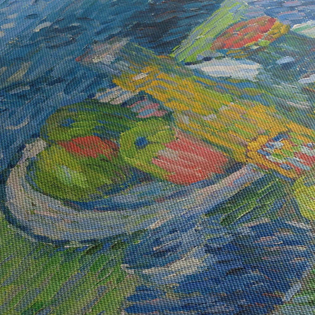 Obraz - Alexej von Jawlensky, Still Life with Bottles and Fruit, reprodukcia (90x60 cm)