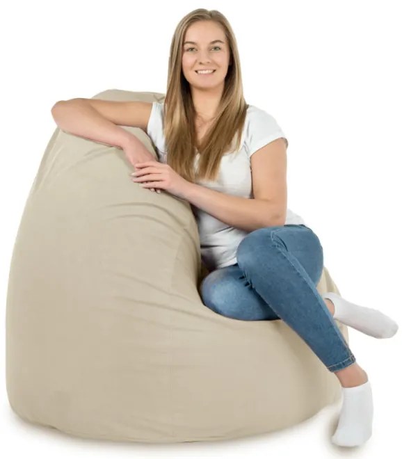 Plyšový sedací vak SAKO Perla