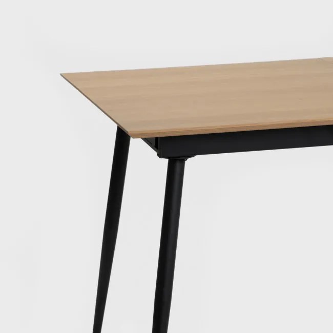 Rozkladací stôl 708862 A béžový / čierny