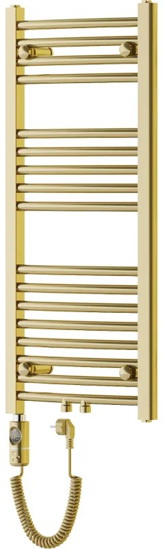 Mexen Ares, elektrické vykurovacie teleso 900 x 400 mm, 300 W, zlatá lesklá, W102-0900-400-2300-50