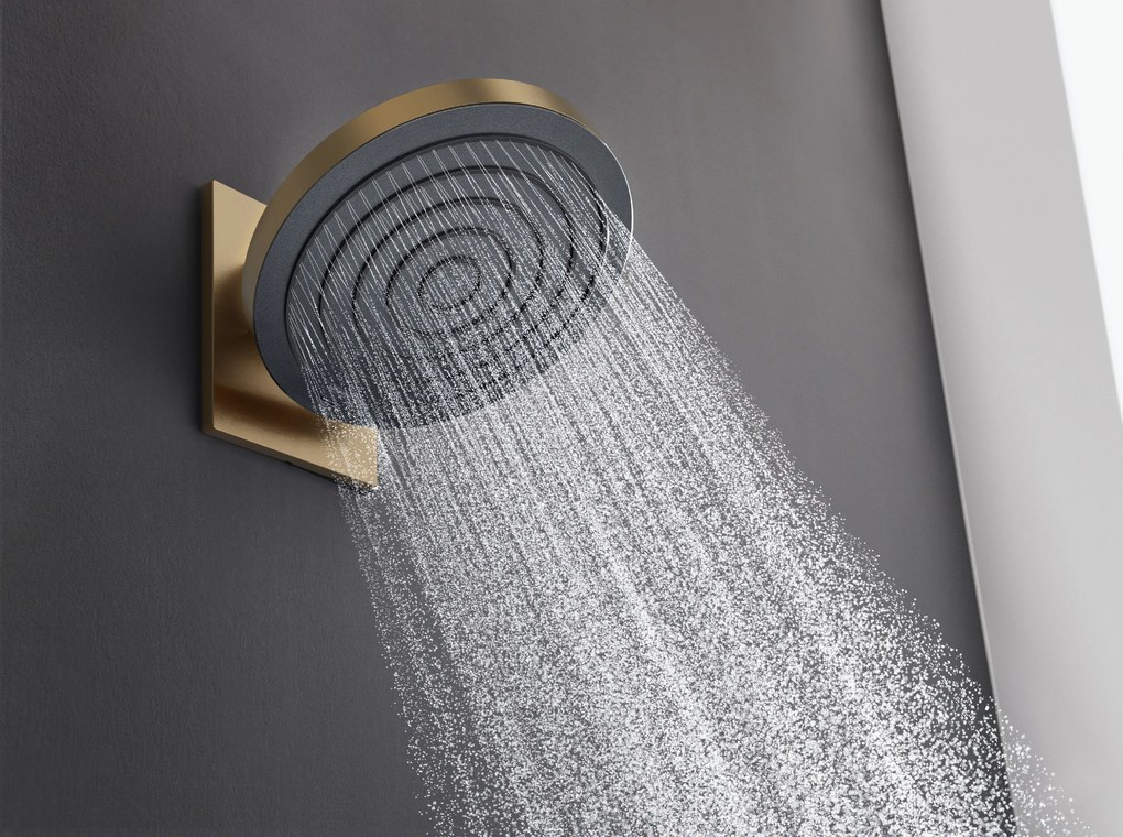 Hansgrohe Pulsify, nástenné pripojenie pre hlavovú sprchu 260, kartáčovaný bronz, HAN-24149140