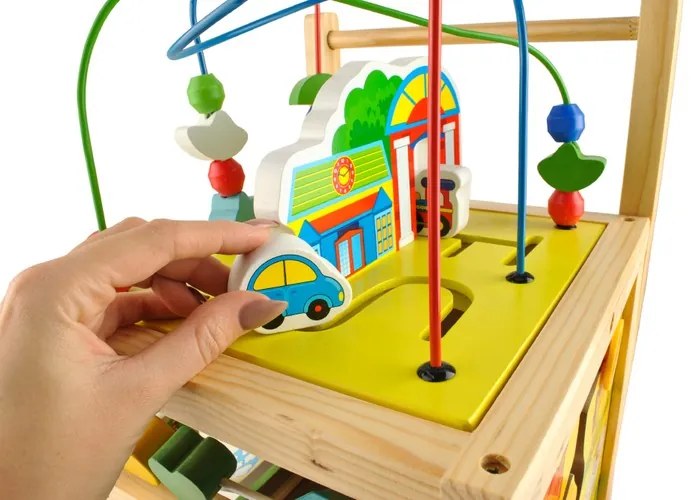 Interaktívny drevený posunovač Kruzzel P15128