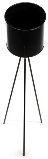 Stojan na kvety TRIPOD 110x25 cm čierna