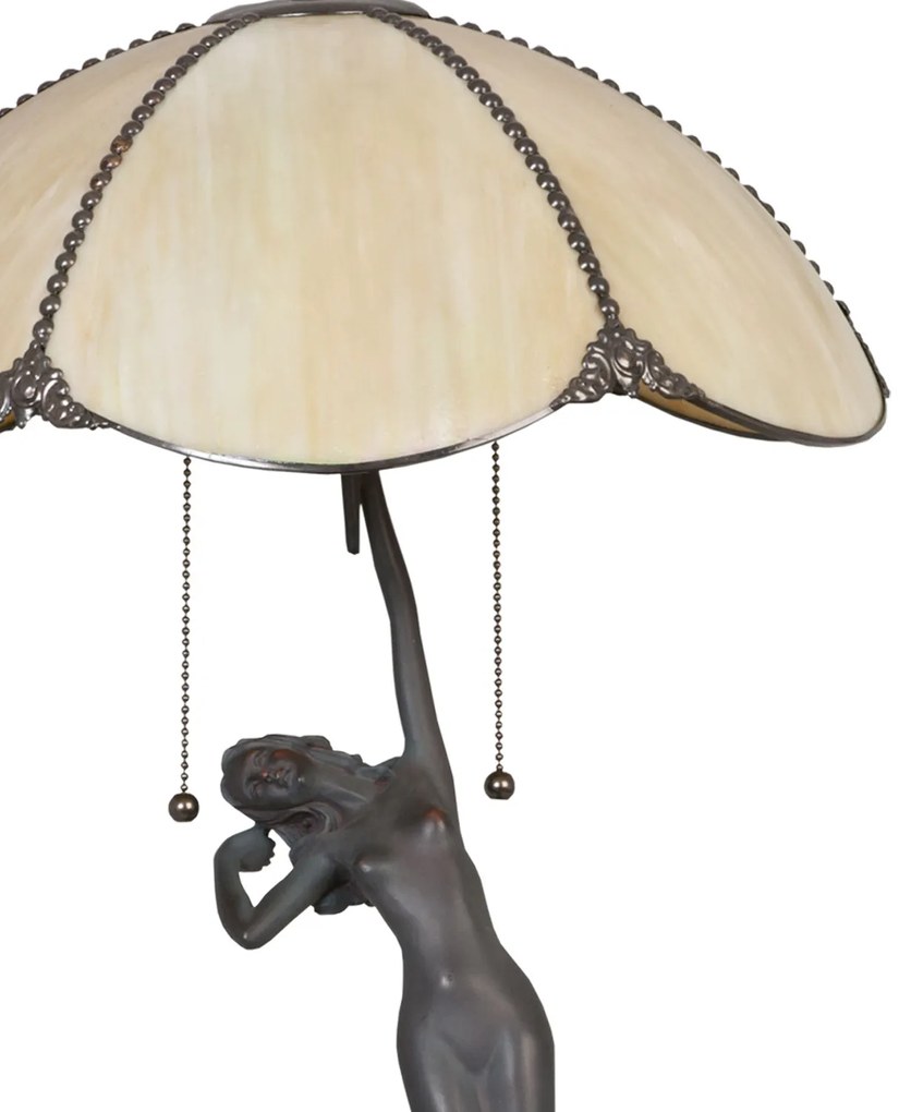 Dekoratívna vitrážová lampa Tiffany NUDE ART DECO Ø41*70