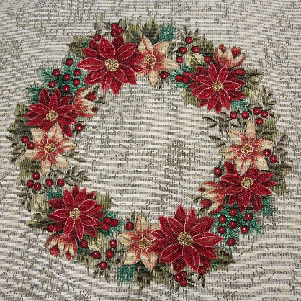 VIANOČNÝ GOBELÍNOVÝ OBRUS 47X140 VZOROVANÝ