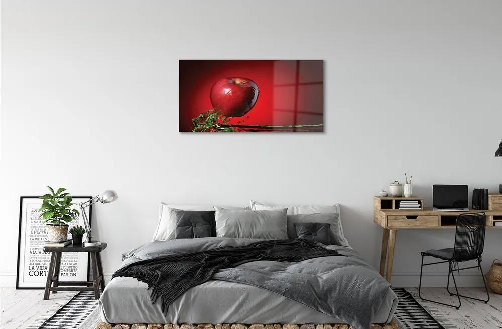 Obraz plexi Jablko vo vode 100x50 cm