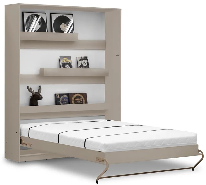 Vertikálna sklápacia posteľ 140x200 New Elegance - congo