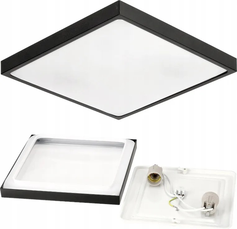 Stropné LED svietidlo do panela 2xe27 = 20w + žiarovky súčasťou balenia