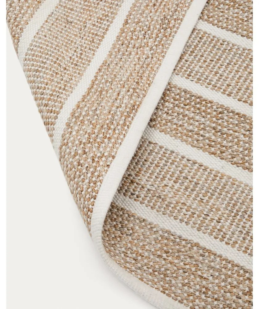 Béžový vonkajší koberec z recyklovaných vlákien 200x300 cm Desni – Kave Home