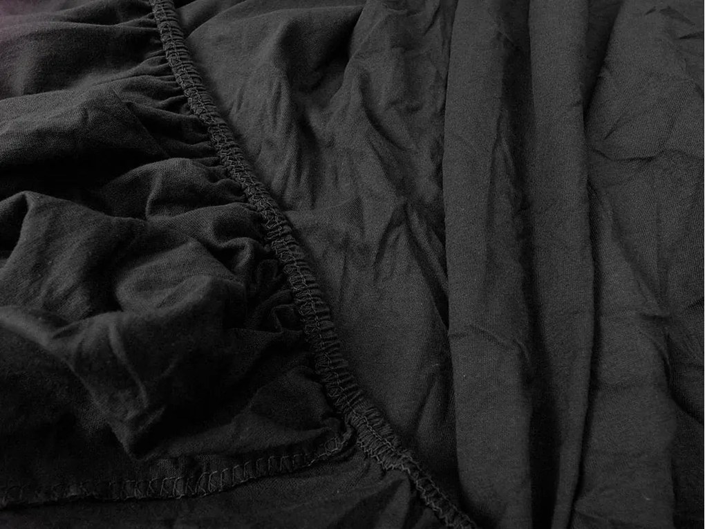 Jersey plachta HIGHFIT čierna 90 x 200 cm