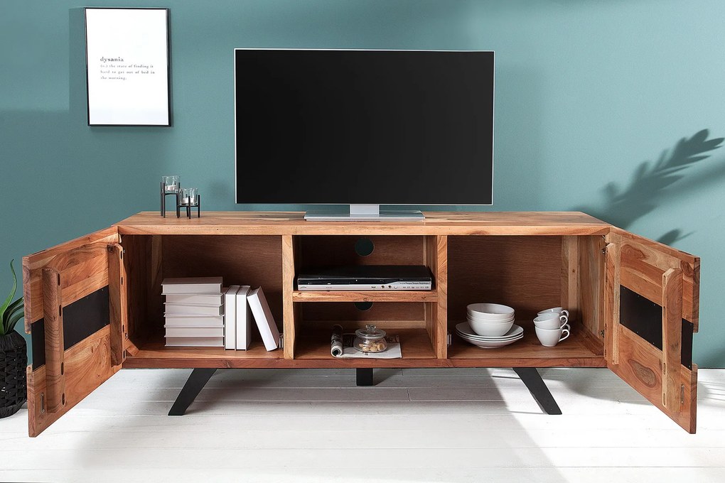 TV-skrinka 38332 160cm Drevo Acacia