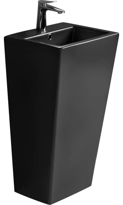 Mexen Liza, voľne stojace umývadlo 43x38x82 cm, čierna matná, 26154470