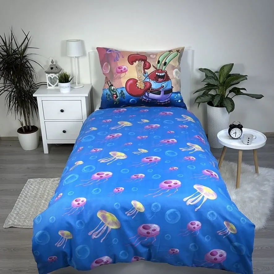 Detské obliečky z mikrovlákna SPONGEBOB PARTY farebné Rozmer obliečky: 70 x 90 cm | 140 x 200 cm