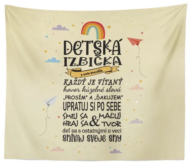 Sablio Deka Detská izbička: 150x120 cm