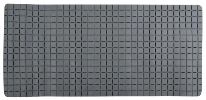 Spirella Protiskluzová podložka do vany QUADROPremium, šedá, 36 x 76 cm