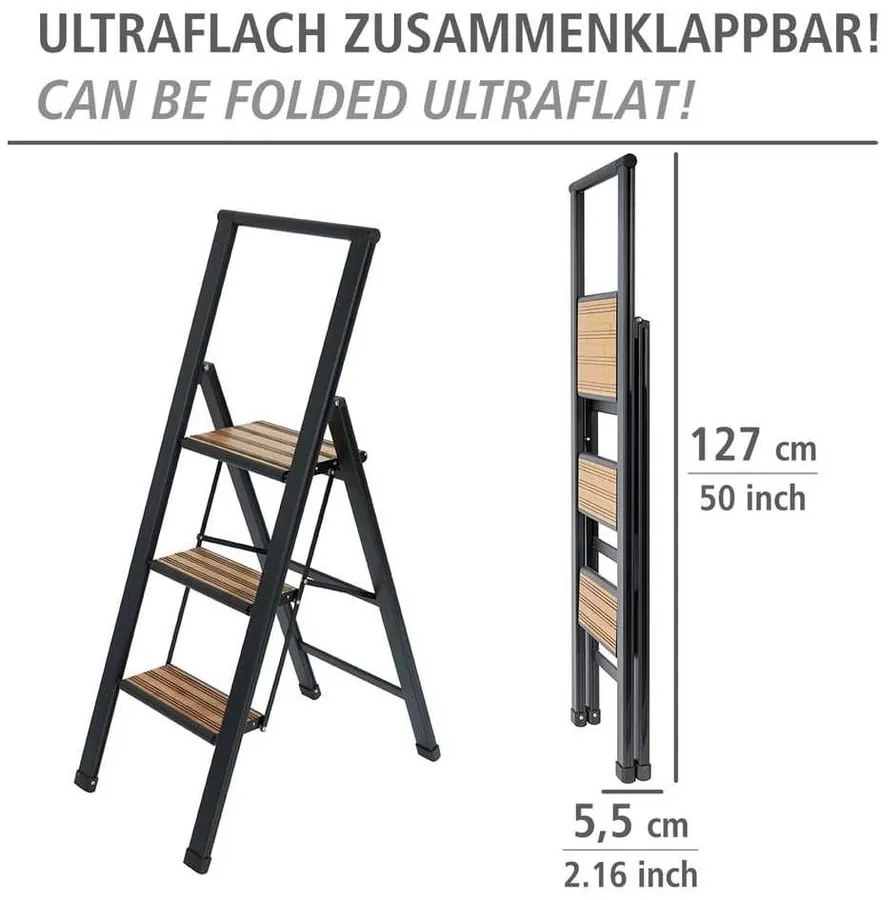Kovové schodíky 119 cm – Wenko